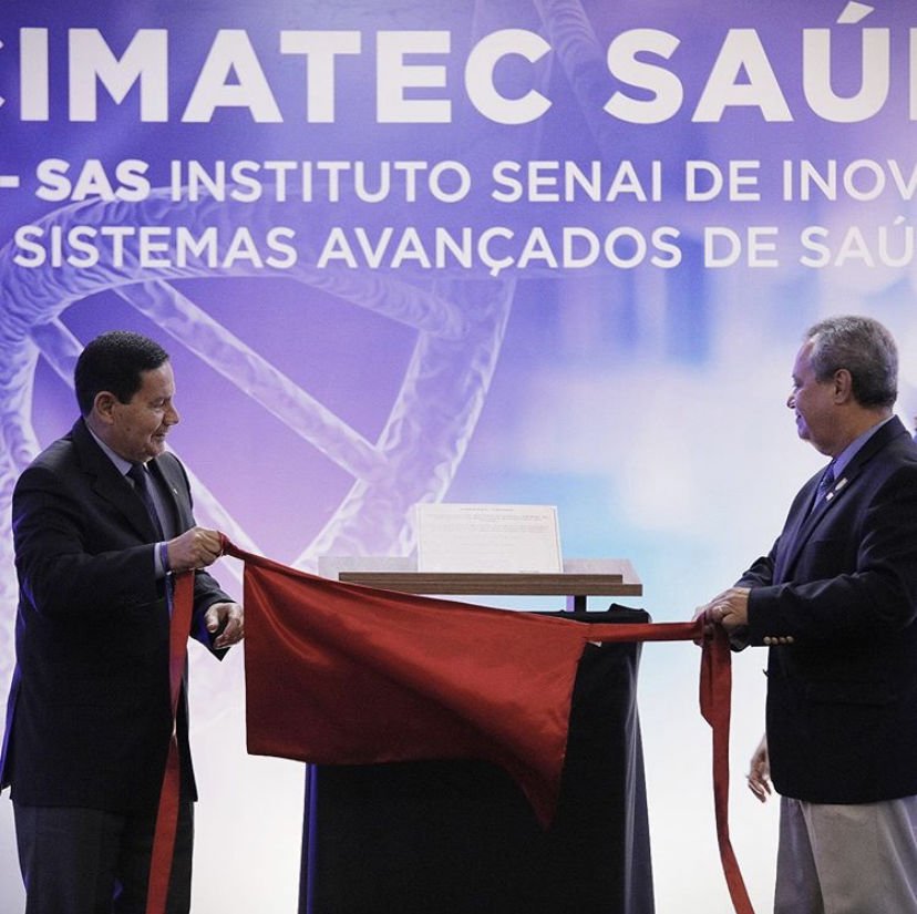 Senai inaugura instituto de inovação em saúde em Salvador na presença de Hamilton Mourão