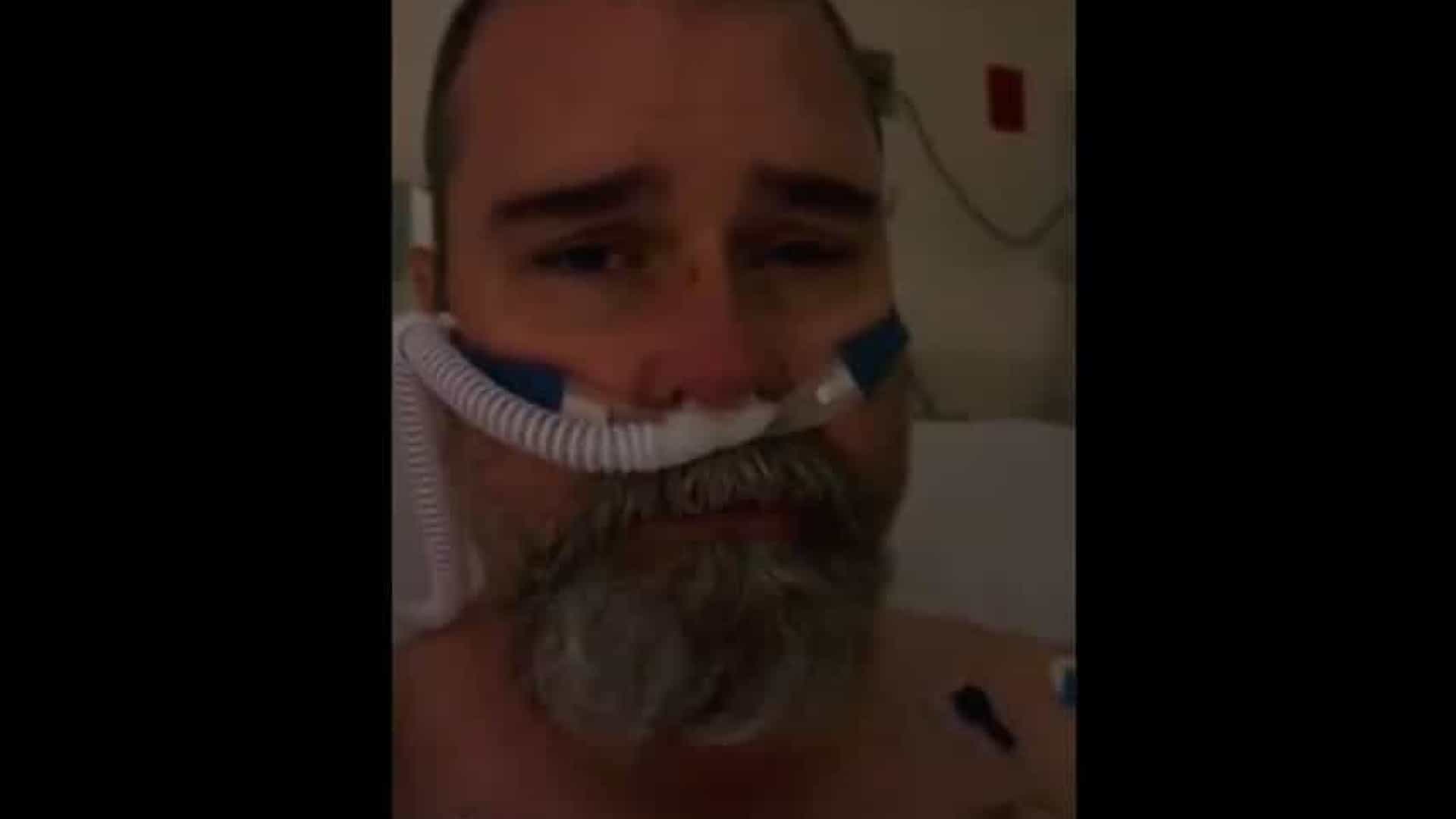 Homem que viralizou ao duvidar do Covid-19 e se recusou usar máscara faz apelo