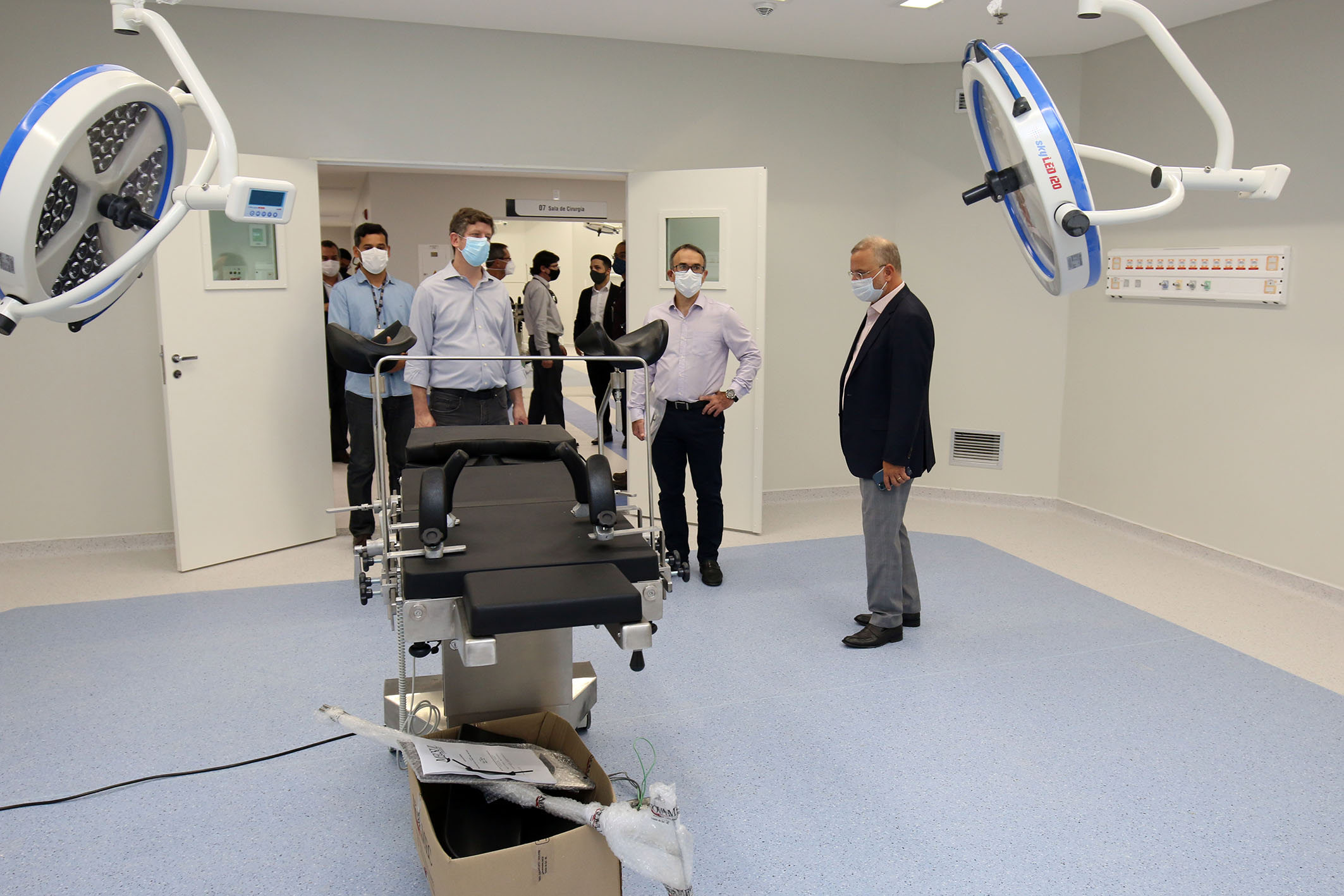 Hospital Albert Einsten inspeciona Hospital Metropolitano e manifesta interesse por gestão