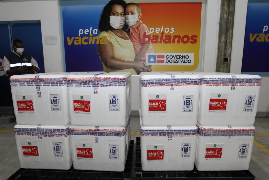 Bahia já vacinou mais de 19 mil pessoas contra a Covid-19