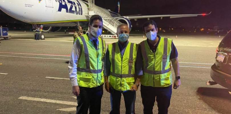 Doses da CoronaVac chegam a Salvador