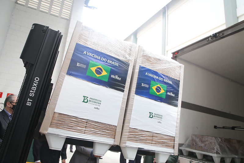 Butantan entrega mais 2 milhões de doses da vacina Coronavac