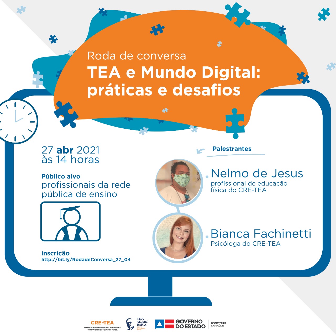 CRE-TEA promove debate “A inserção de pessoas com TEA no mundo digital “