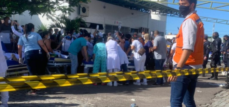 Em Aracaju pacientes são transferidos após incêndio em ala Covid do Hospital Nestor Piva