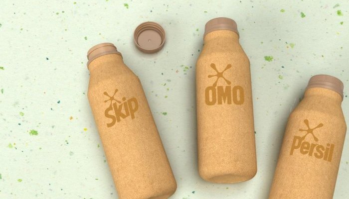 Unilever vai lançar frasco de papel para sabão líquido de roupa