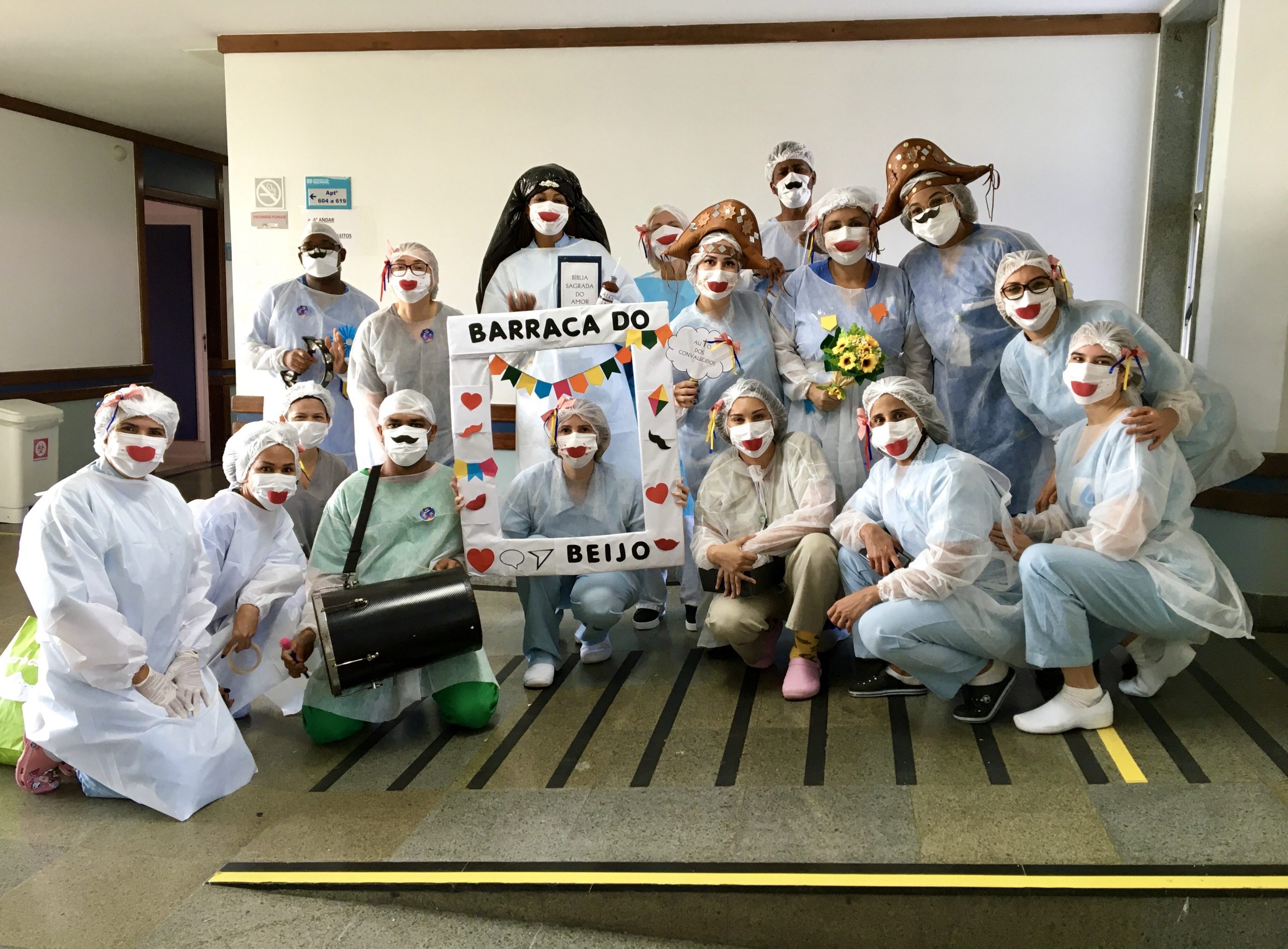 Musicoterapia junina anima Hospital Espanhol