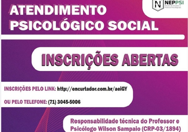 Universidade tem inscrições abertas para atendimento psicológico gratuito