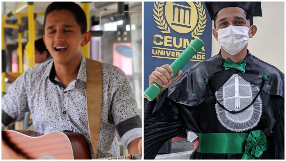 Jovem que cantava nos ônibus para pagar a faculdade se forma em medicina