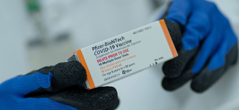 Ministério da Saúde recebe mais 1,6 milhões de vacinas pediátricas contra a Covid-19