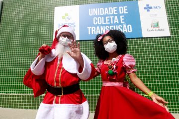 Hemoba lança campanha de Natal para reforçar baixo estoque do banco de sangue
