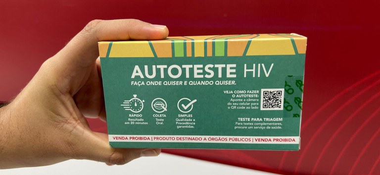 Embalagem de autoteste de HIV fica mais discreta para incentivar uso